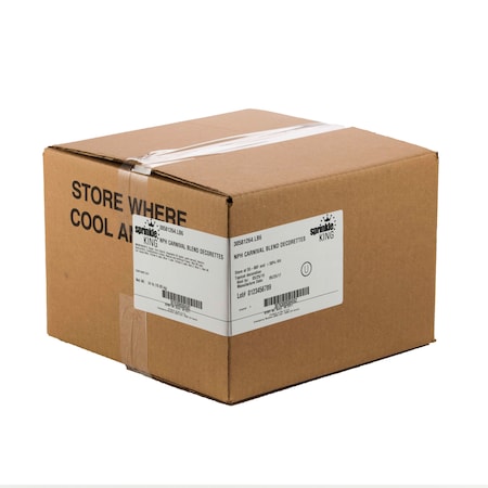 Sprinkle King Decorettes Carnival Blend Non-Partially Hydrogenated 6lbs, PK4 30581264.LB6